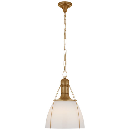 Prestwick One Light Pendant in Antique-Burnished Brass (268|CHC 5476AB-WG)