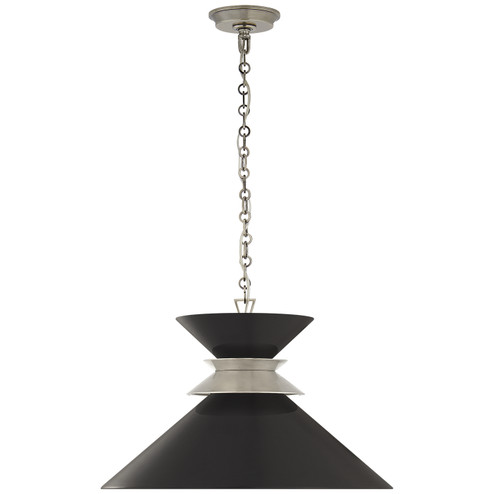 Alborg One Light Pendant in Antique Nickel (268|CHC 5245AN-BLK)