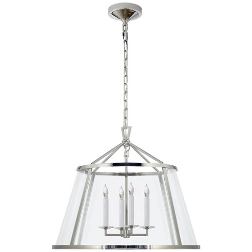 Darlana Pendant Four Light Pendant in Polished Nickel (268|CHC 2202PN-CG)