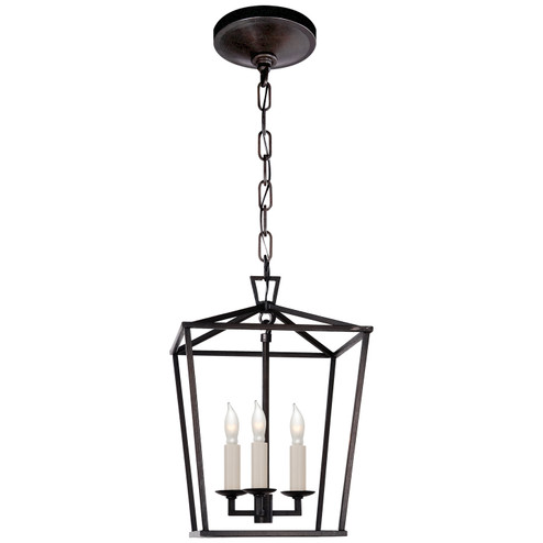 Darlana Three Light Lantern in Aged Iron (268|CHC 2175AI)