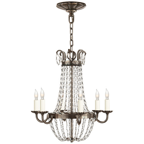 Paris Flea Market Six Light Chandelier in Sheffield Silver (268|CHC 1407SHS-SG)