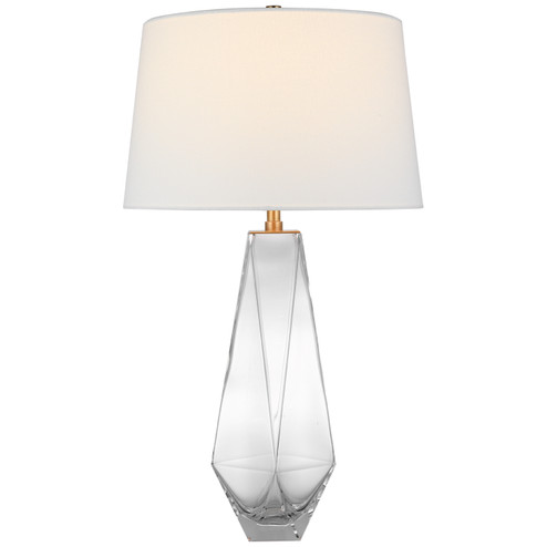 Gemma LED Table Lamp in Clear Glass (268|CHA 8438CG-L)