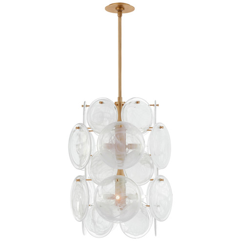 Loire Six Light Chandelier in Gild (268|ARN 5451G-WSG)