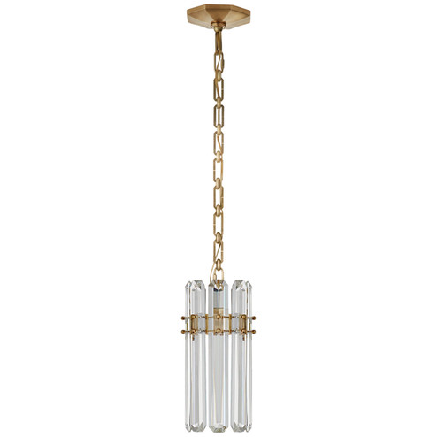 Bonnington One Light Pendant in Hand-Rubbed Antique Brass (268|ARN 5123HAB-CG)