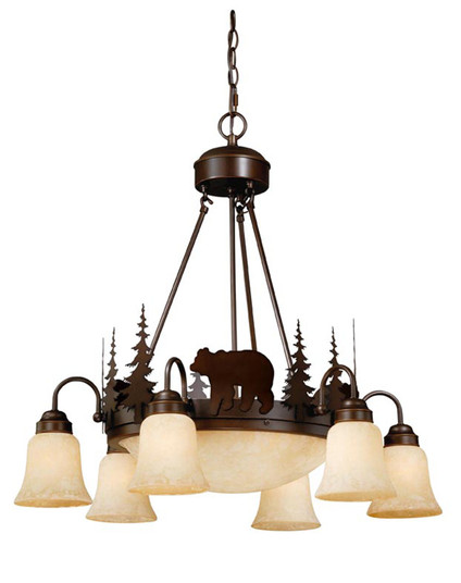 Bozeman Nine Light Chandelier in Burnished Bronze (63|CH55706BBZ)