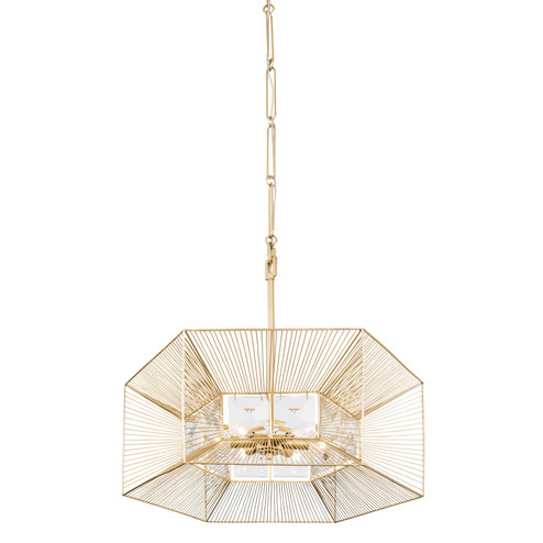 Arcade Six Light Pendant in French Gold (137|366P06FG)