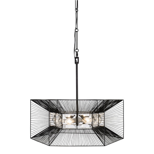 Arcade Six Light Pendant in Carbon (137|366P06CB)