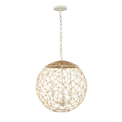 Cayman Three Light Pendant in Country White (137|362P03CW)