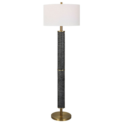 Summit One Light Floor Lamp in Antique Brass (52|30102)