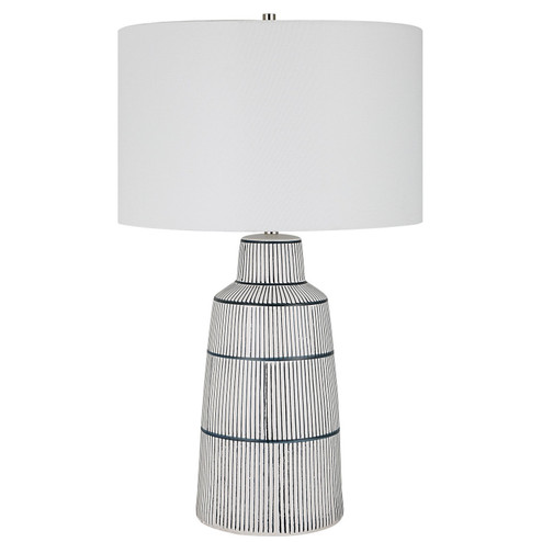 Breton One Light Table Lamp in Polished Nickel (52|30059-1)