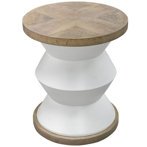 Spool Side Table in Matte White (52|25488)
