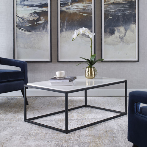 Vola Coffee Table in Satin Black Iron (52|25191)