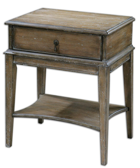 Hanford Accent Table in Weathered Pine (52|24312)