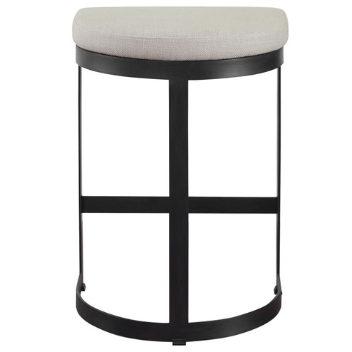 Ivanna Counter Stool in Matte Black (52|23591)