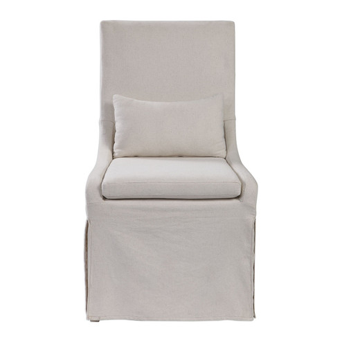 Coley Arm Chair in Off White Linen (52|23493)