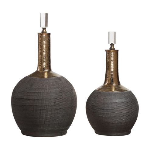 Arnav Bottles, S/2 in Matte Black (52|18923)