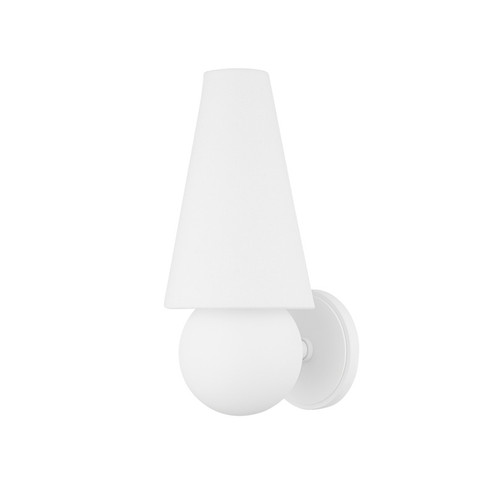 Cassius One Light Wall Sconce in Textured White (67|B5671-TWH)