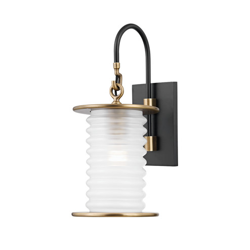 Danvers One Light Wall Sconce in Patina Brass/Textured Black (67|B4451-PBR/TBK)
