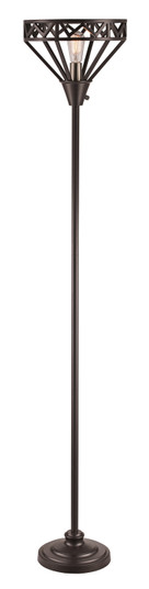 One Light Floor Lamp in Rubbed Oil Bronze/Brushed Nickel (110|RTL-9060)