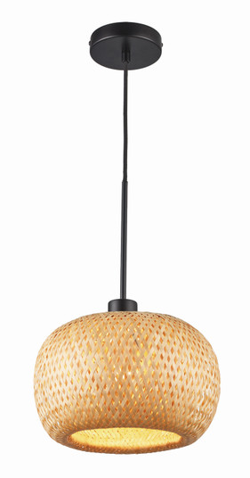 Bernice One Light Pendant in Black (110|PND-2167)