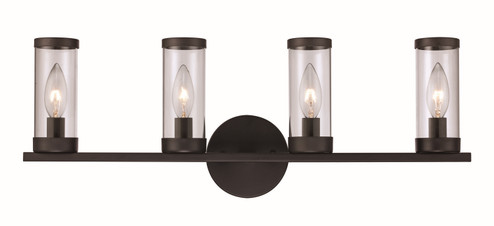 Four Light Vanity Bar in Black (110|71714 BK)