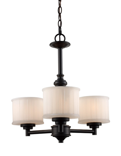 Cahill Three Light Chandelier in Rubbed Oil Bronze (110|70726 ROB)