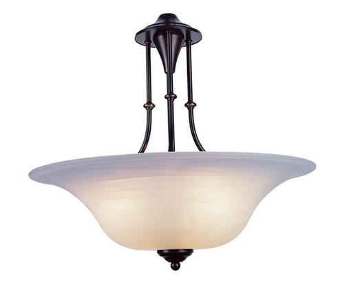 Perkins Three Light Pendant in Weathered Bronze (110|6543 WB)