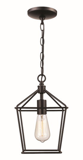 One Light Pendant in Black (110|30261 BK)