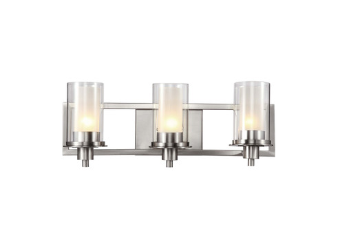 Odyssey Three Light Vanity Bar in Brushed Nickel (110|20043)