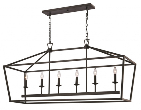 Lacey Six Light Pendant in Rubbed Oil Bronze (110|10267 ROB)