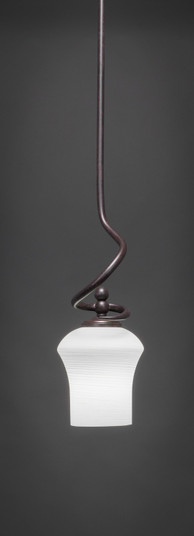 Capri One Light Mini Pendant in Dark Granite (200|901-DG-681)