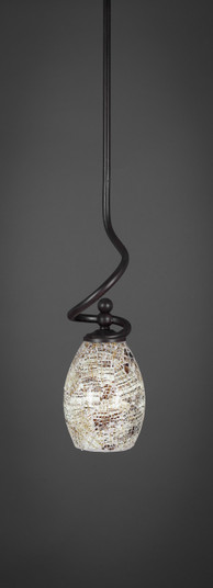 Capri One Light Mini Pendant in Dark Granite (200|901-DG-5054)