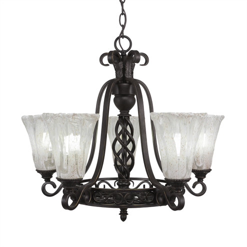 Elegante Five Light Chandeliers in Dark Granite (200|865-DG-729)