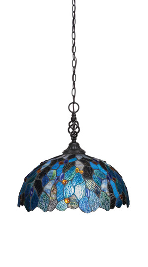 Eleganté One Light Pendant in Matte Black (200|82-MB-995)