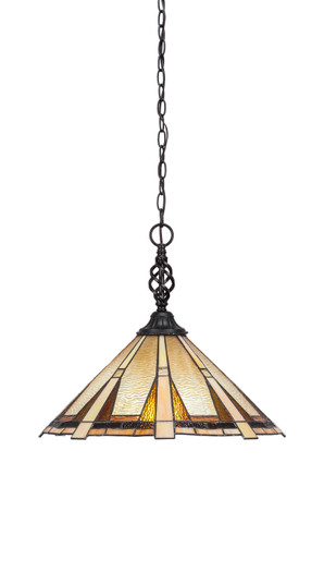 Eleganté One Light Pendant in Matte Black (200|82-MB-934)