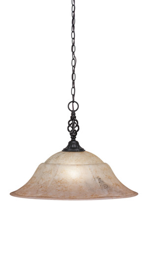 Eleganté One Light Pendant in Matte Black (200|82-MB-53818)