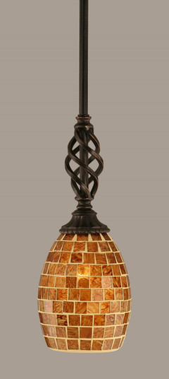 Elegant One Light Mini Pendant in Dark Granite (200|80-DG-409)