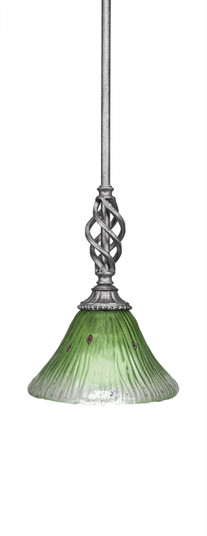 Elegante One Light Mini Pendant in Aged Silver (200|80-AS-753)