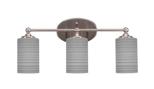 Capri Three Light Bathroom Lighting in Brushed Nickel (200|5913-BN-4062)