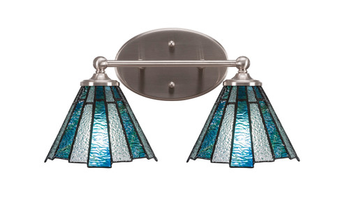 Capri Two Light Bathroom Lighting in Brushed Nickel (200|5912-BN-9325)