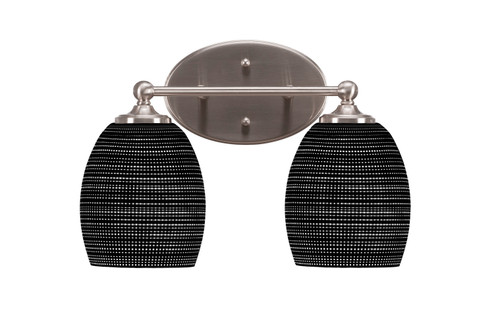 Capri Two Light Bathroom Lighting in Brushed Nickel (200|5912-BN-4029)