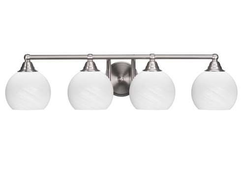 Paramount Four Light Bath Bar in Brushed Nickel (200|3424-BN-4101)