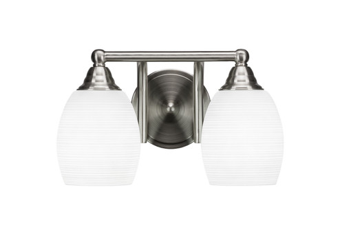 Paramount Two Light Bathroom Lighting in Brushed Nickel (200|3422-BN-4021)