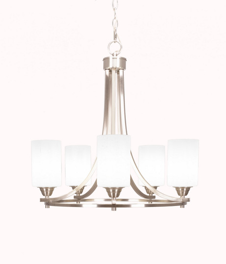 Paramount Five Light Chandelier in Brushed Nickel (200|3405-BN-310)