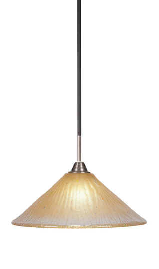 Paramount One Light Pendant in Matte Black & Brushed Nickel (200|3401-MBBN-710)