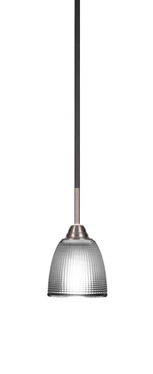 Paramount One Light Mini Pendant in Matte Black & Brushed Nickel (200|3401-MBBN-500)