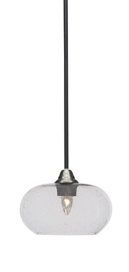 Paramount One Light Mini Pendant in Matte Black & Brushed Nickel (200|3401-MBBN-204)