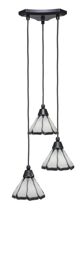 Europa Three Light Mini Pendant in Matte Black (200|28-MB-9125)