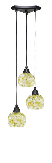 Europa Three Light Mini Pendant in Matte Black (200|28-MB-405)