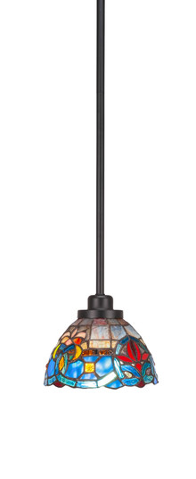 Odyssey One Light Mini Pendant in Matte Black (200|2601-MB-9355)